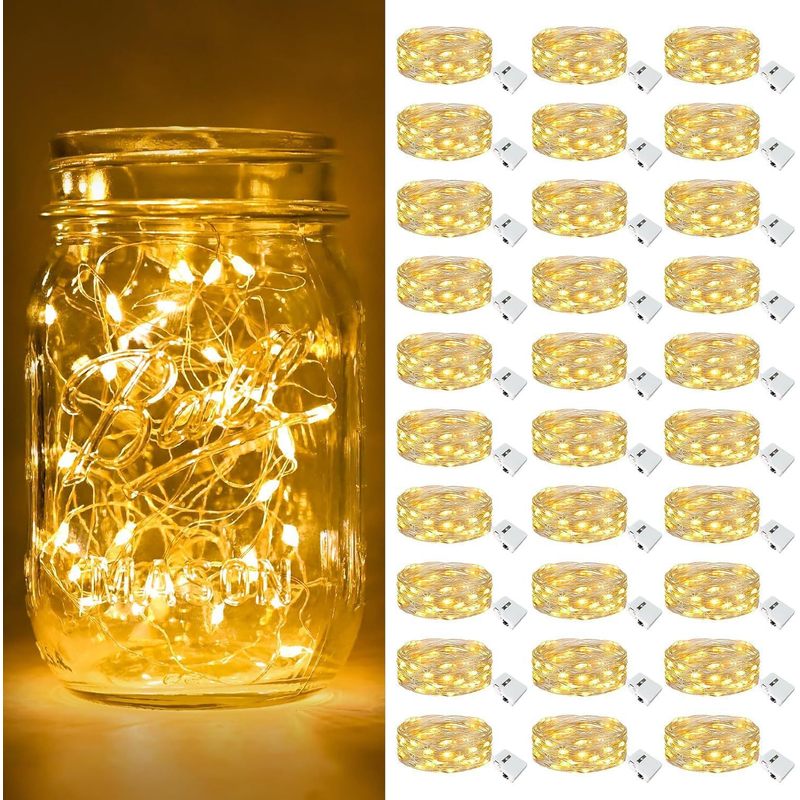 Led Fairy String Lights - 1m Waterproof LED Firefly Twinkle String