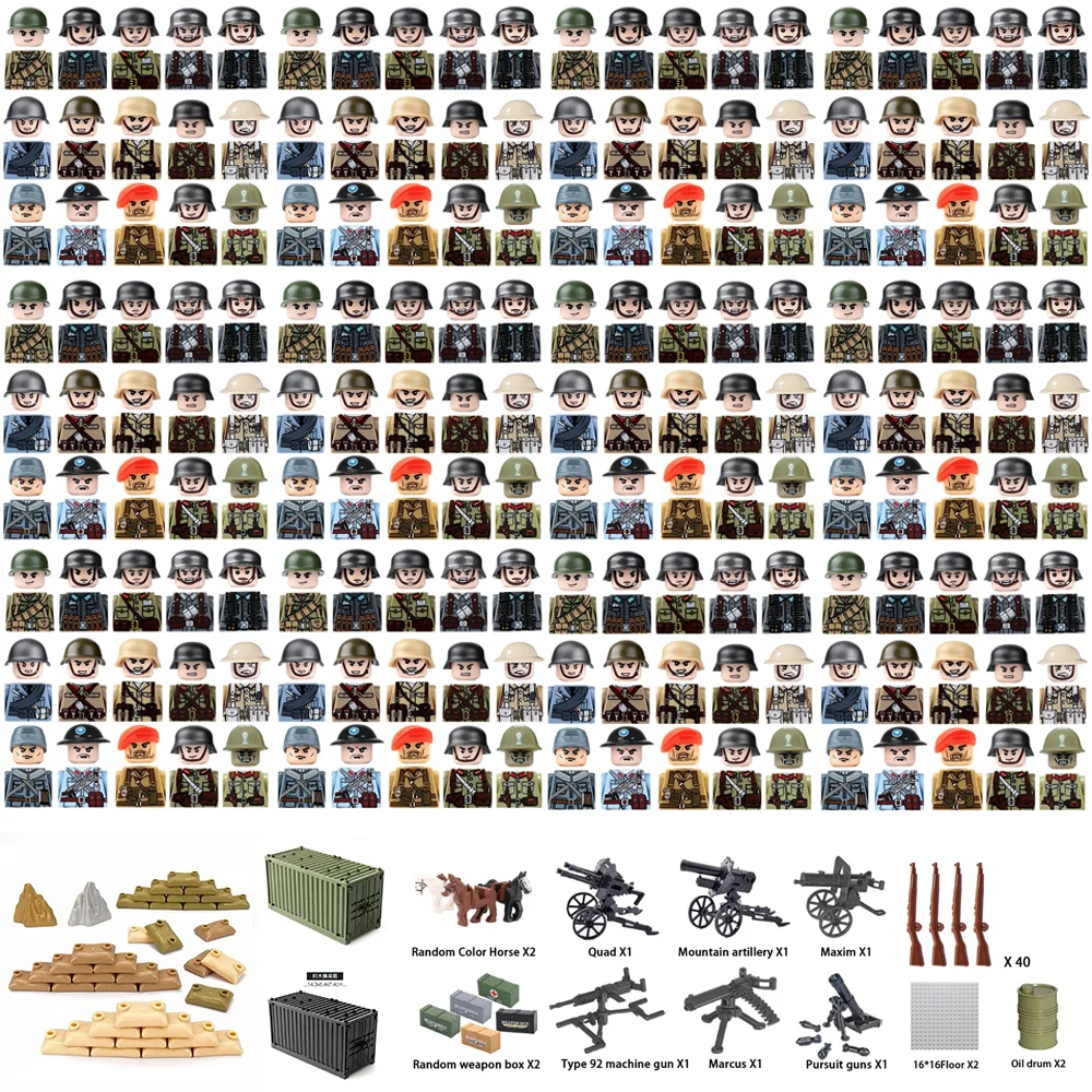 USA UK WWII Military Building  - đánh giá và giá Lego Set Technic