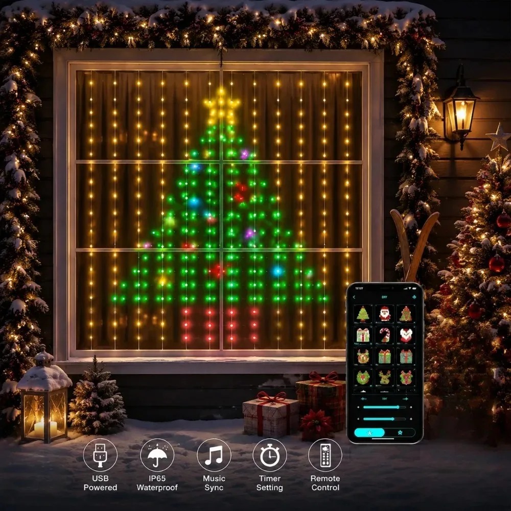 Christmas Light String LED Cur - đánh giá và giá Led Fairy String Lights