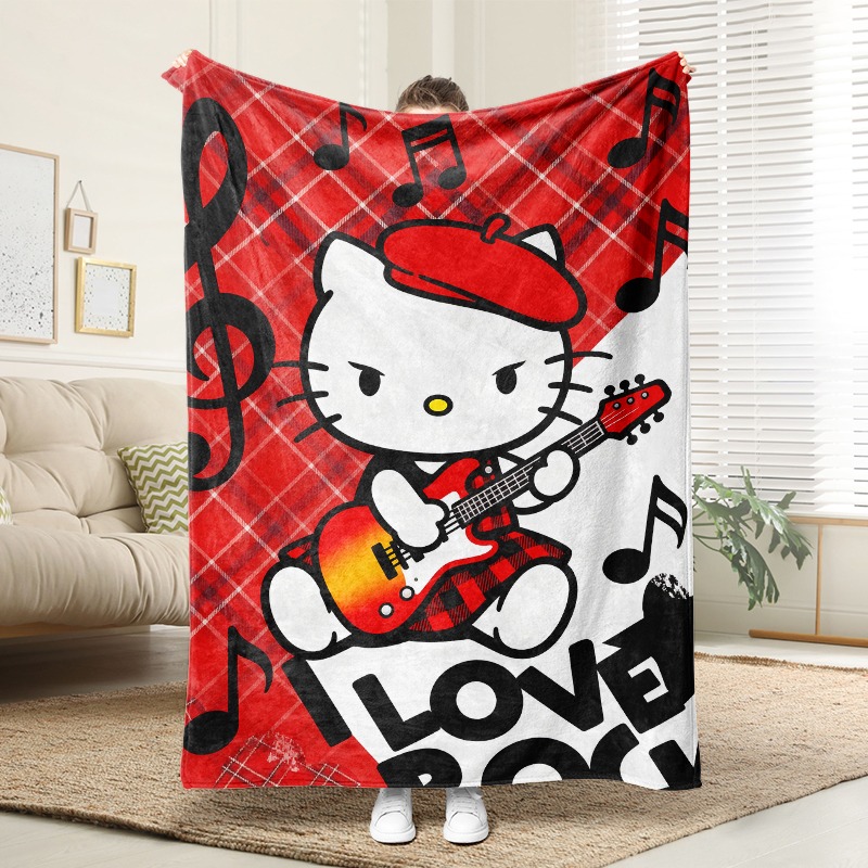 Sanrio Blanket Hello Kitty Roc - đánh giá và giá Christmas Throw Blanket