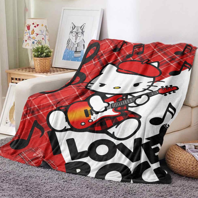 Sanrio Blanket Hello Kitty Roc - đánh giá và giá Christmas Throw Blanket