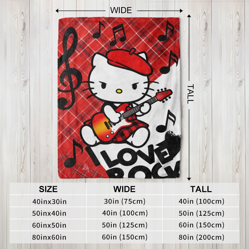 Sanrio Blanket Hello Kitty Roc - đánh giá và giá Christmas Throw Blanket