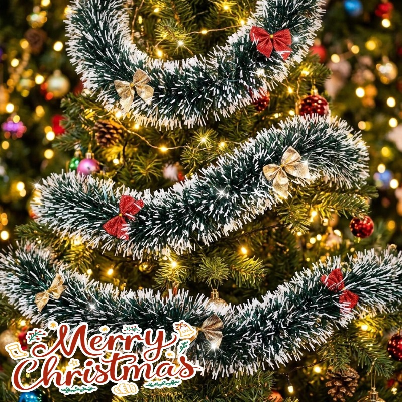 20/2m Christmas Tinsel Garland - đánh giá và giá Tinsel Garland Decoration
