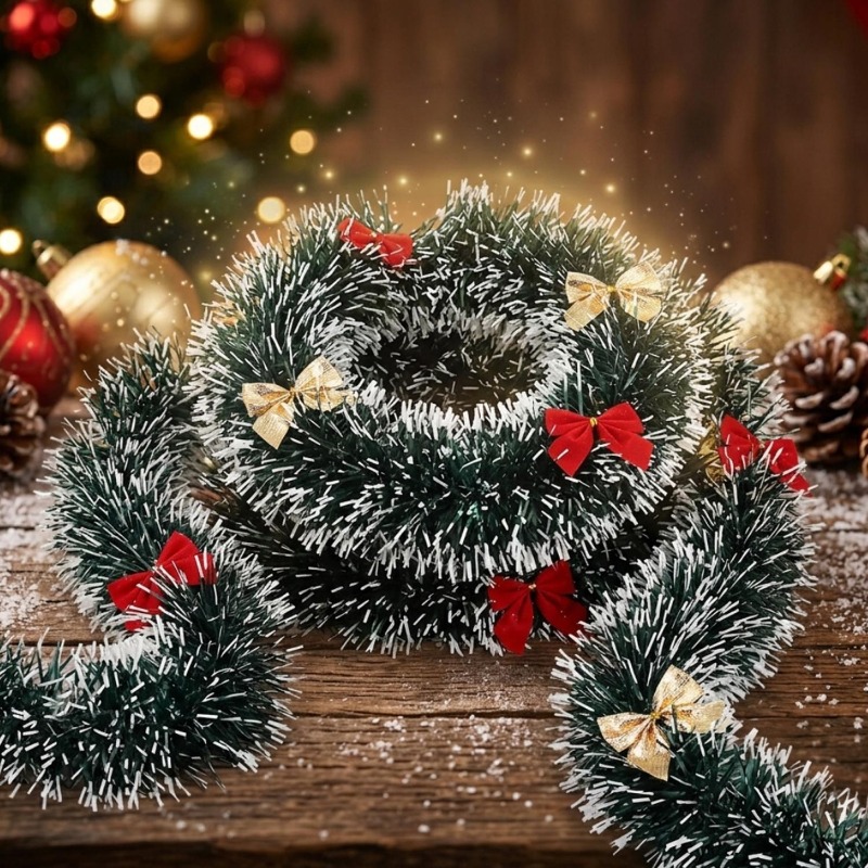 20/2m Christmas Tinsel Garland - đánh giá và giá Tinsel Garland Decoration