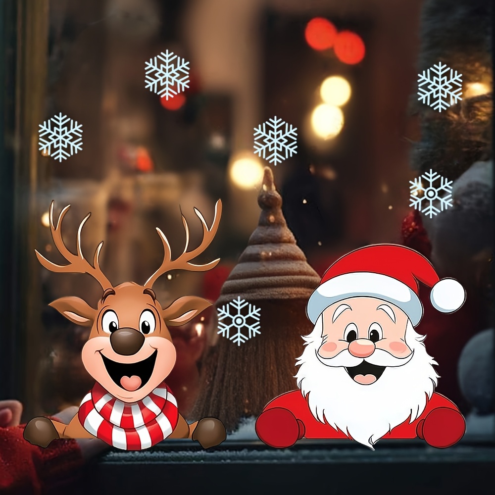 Christmas Window Stickers - Re - đánh giá và giá Snowflake Window Decal
