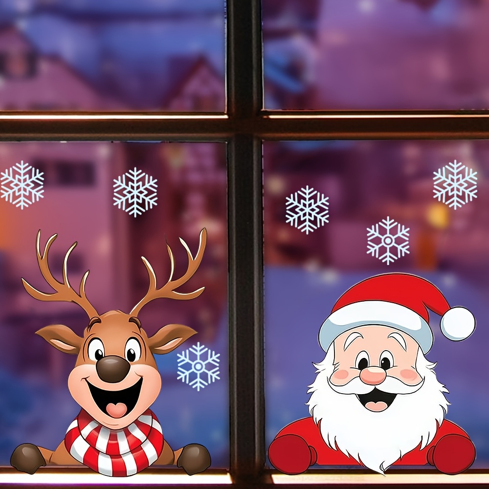 Christmas Window Stickers - Re - đánh giá và giá Snowflake Window Decal