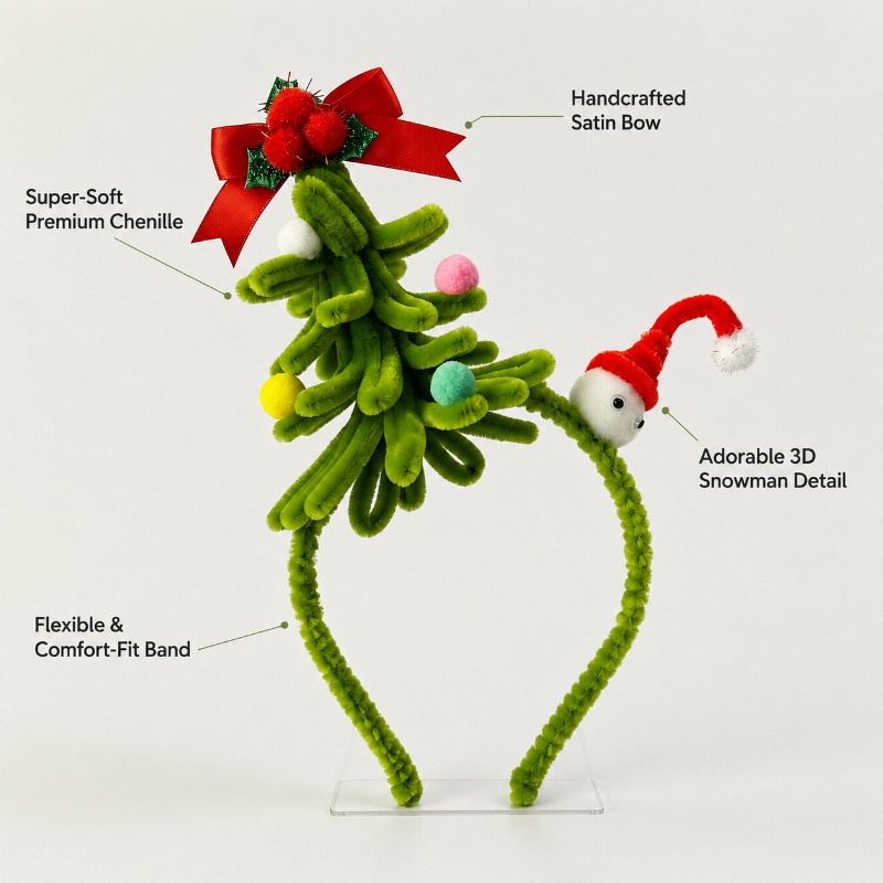 Christmas Headband Christmas T - đánh giá và giá Ribbon Bow Gift