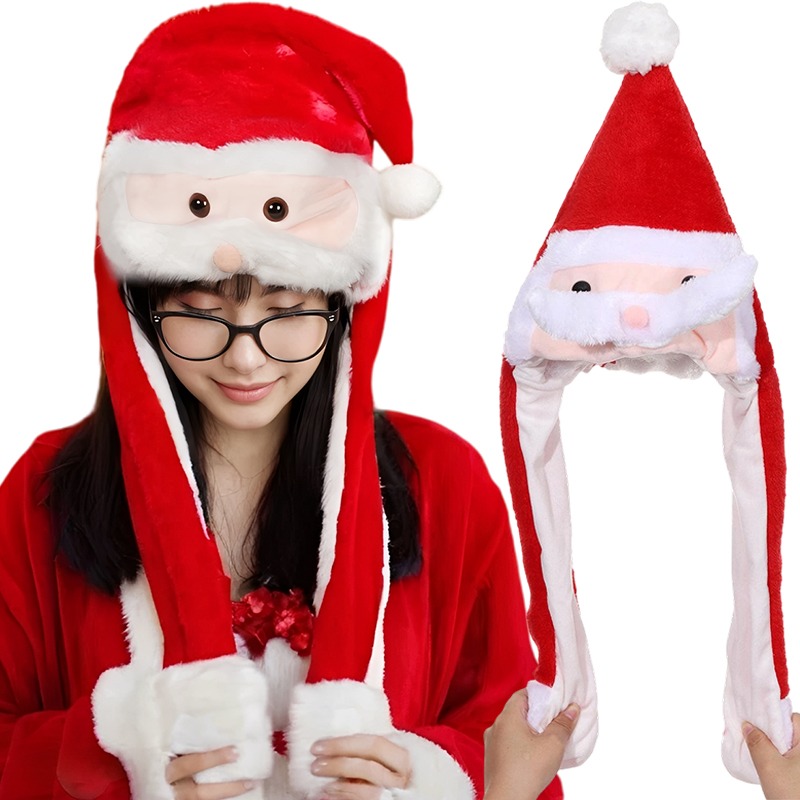 Funny Christmas Santa Hat with - đánh giá và giá Santa Hat Plush