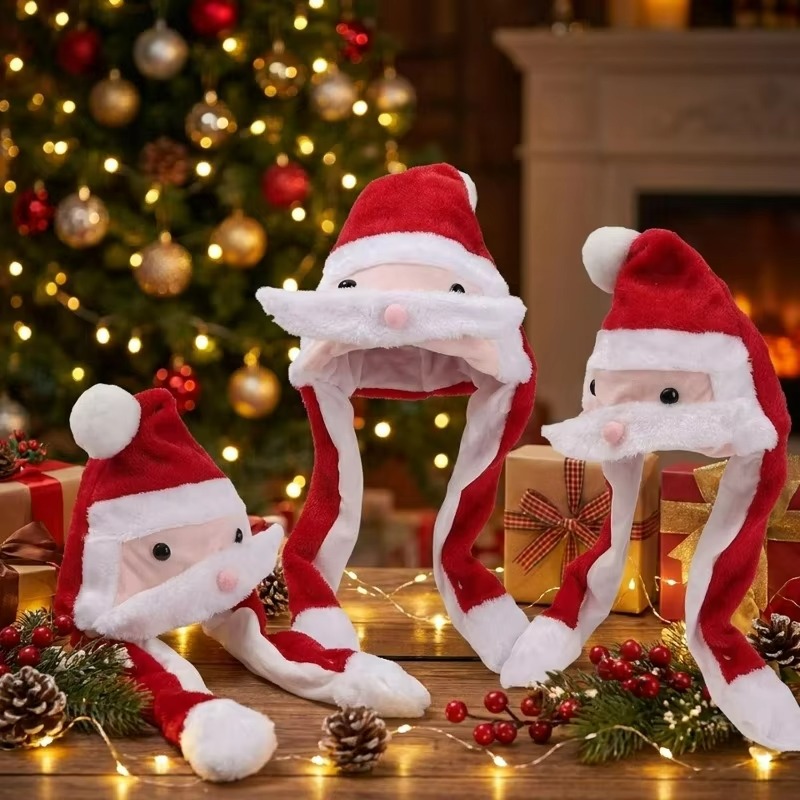 Funny Christmas Santa Hat with - đánh giá và giá Santa Hat Plush