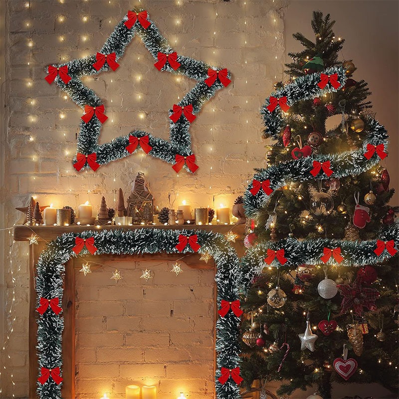 2M Christmas Cane Ribbons Garl - đánh giá và giá Tinsel Garland Decoration